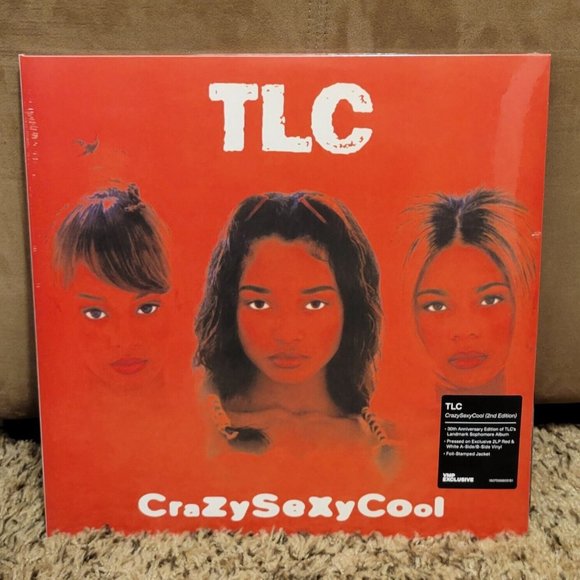 TLC CrazySexyCool 2-LP ~ Exclusive Color Vinyl (Red & White Swirl) ~ New/Sealed! - Picture 2 of 3